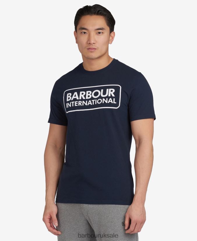 International T-Shirt Essential Large Logo Barbour Men R08LB6896 Clothing White