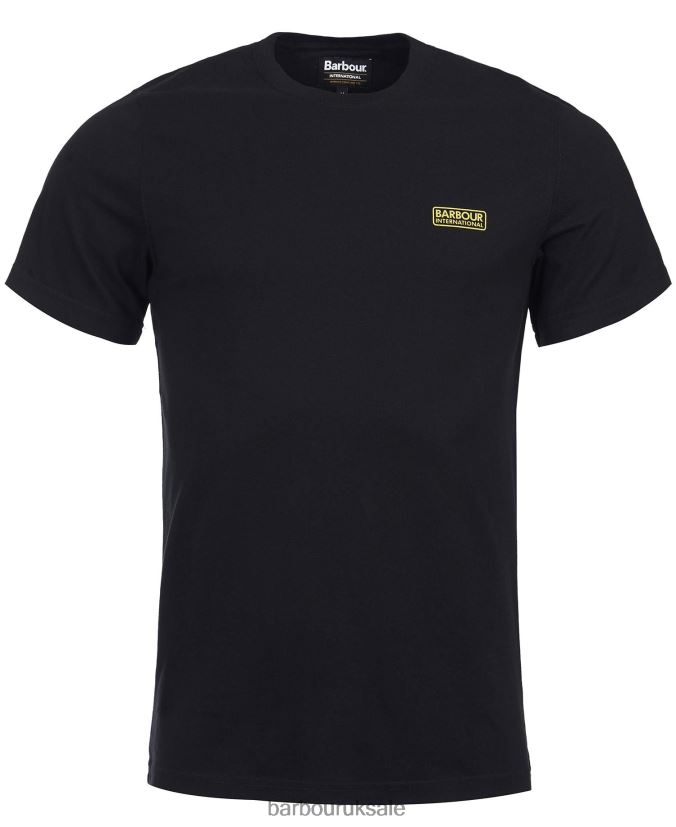 International T-Shirt Small Logo Barbour Men R08LB6787 Clothing Black