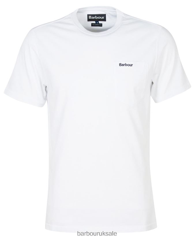 Langdon Pocket T-Shirt Barbour Men R08LB6900 Clothing Classic Navy