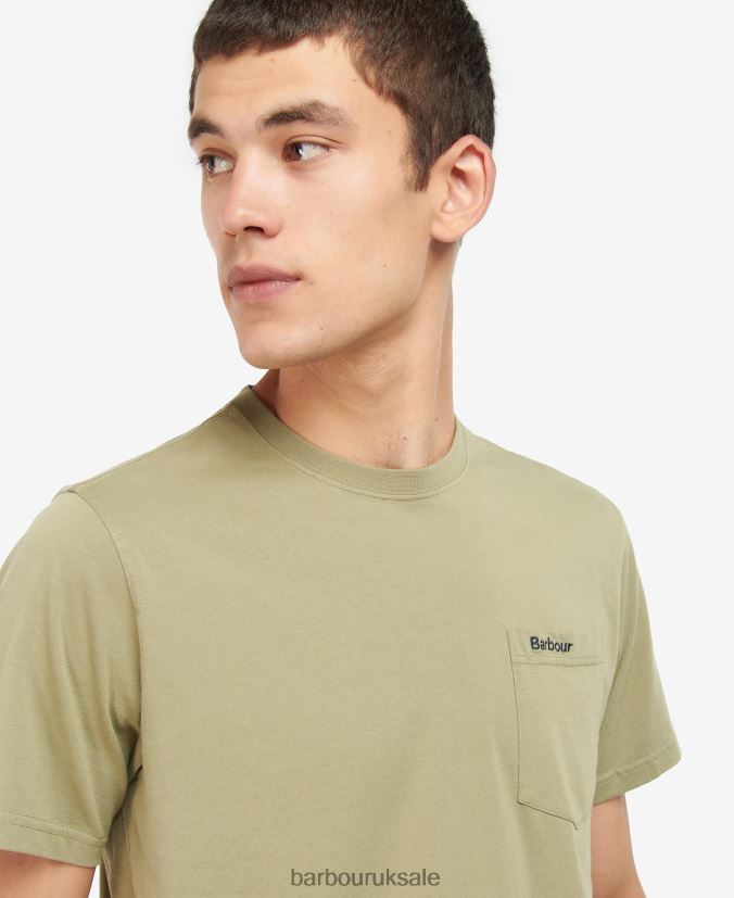 Langdon Pocket T-Shirt Barbour Men R08LB6935 Clothing Classic Navy