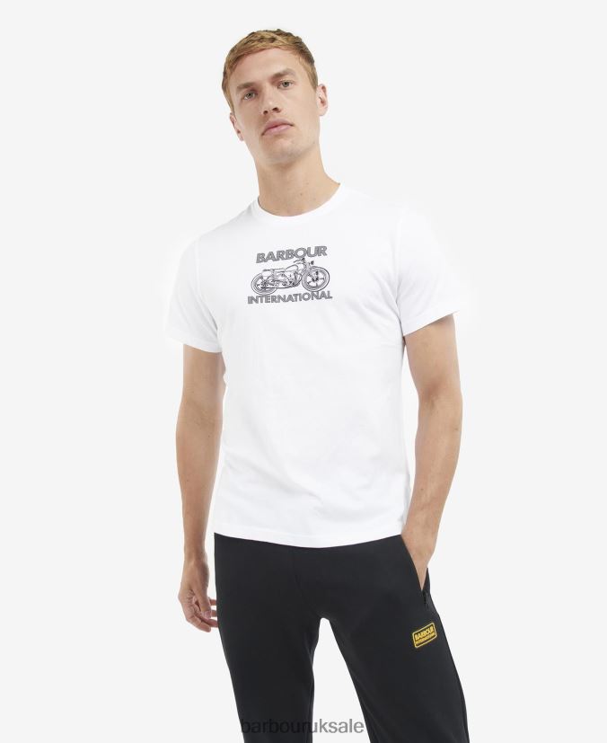 Lens Graphic-Print T-Shirt Barbour Men R08LB6808 Clothing Light Moss