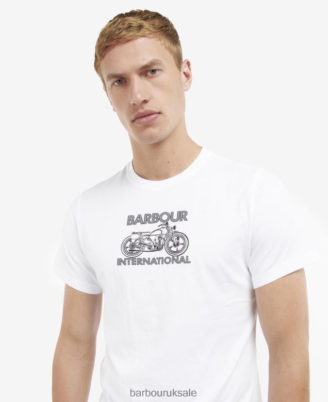 Lens Graphic-Print T-Shirt Barbour Men R08LB6808 Clothing Light Moss