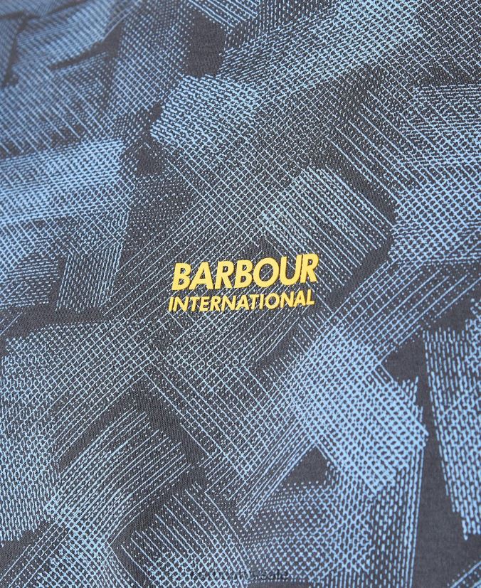 Maxwell Oversized T-Shirt Barbour Men R08LB6875 Clothing Charcoal
