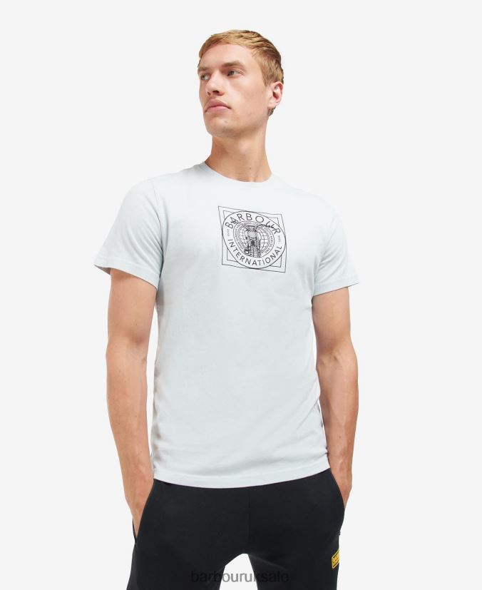 Miles Graphic-Print T-Shirt Barbour Men R08LB6927 Clothing Night Sky