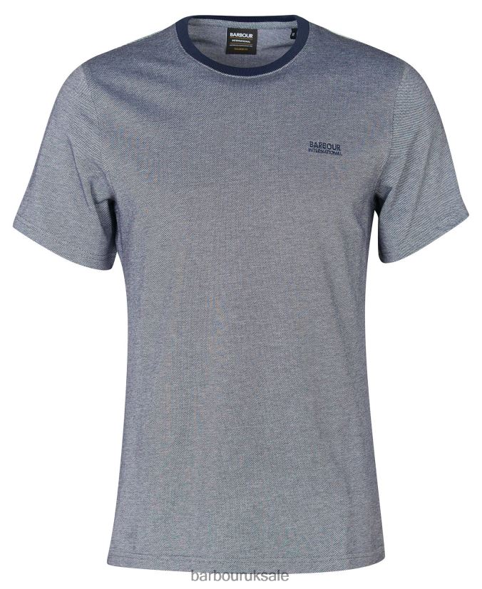 Morse T-Shirt Barbour Men R08LB6897 Clothing Night Sky/Whisper White