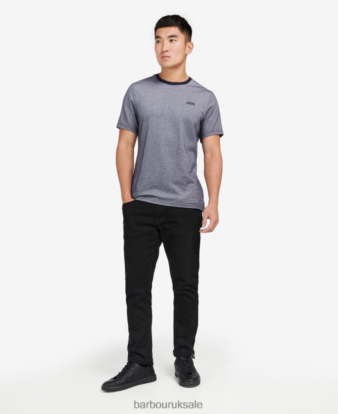 Morse T-Shirt Barbour Men R08LB6897 Clothing Night Sky/Whisper White
