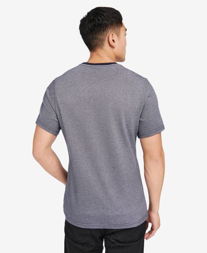 Morse T-Shirt Barbour Men R08LB6897 Clothing Night Sky/Whisper White