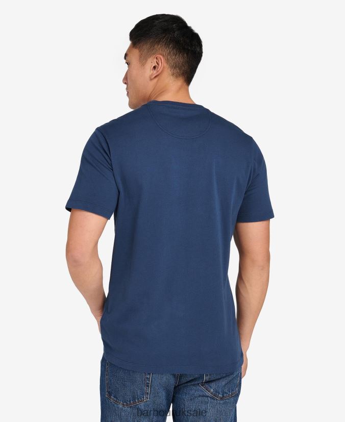 Murrey Graphic T-Shirt Barbour Men R08LB6820 Clothing Whisper White
