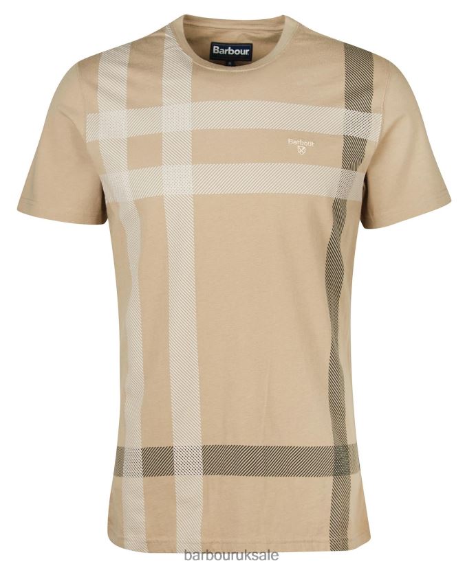 Norman T-Shirt Barbour Men R08LB6949 Clothing Washed Stone