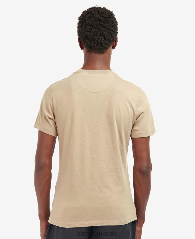 Norman T-Shirt Barbour Men R08LB6949 Clothing Washed Stone