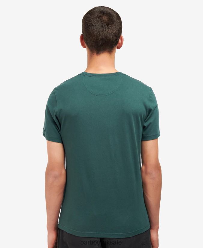 Norman T-Shirt Barbour Men R08LB6963 Clothing Washed Stone