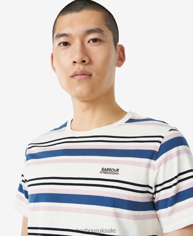 Norwood T-Shirt Barbour Men R08LB6780 Clothing Whisper White