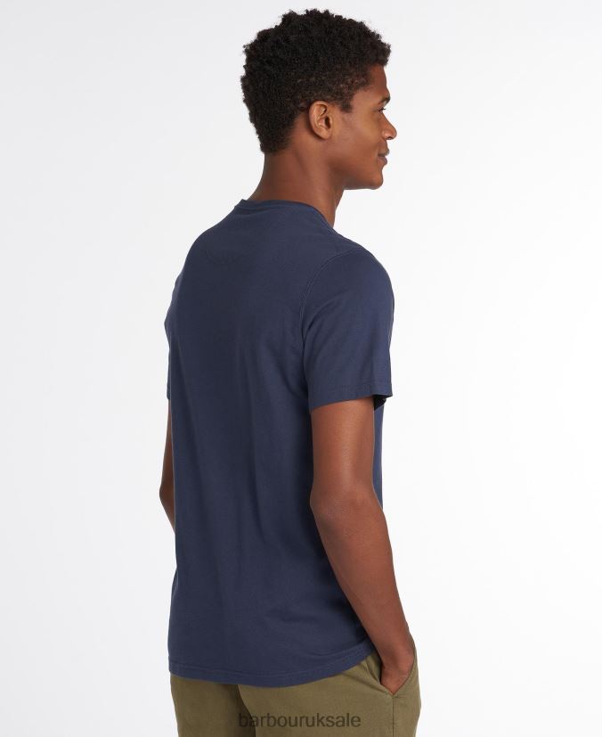 Preppy T-Shirt Barbour Men R08LB6769 Clothing Corn