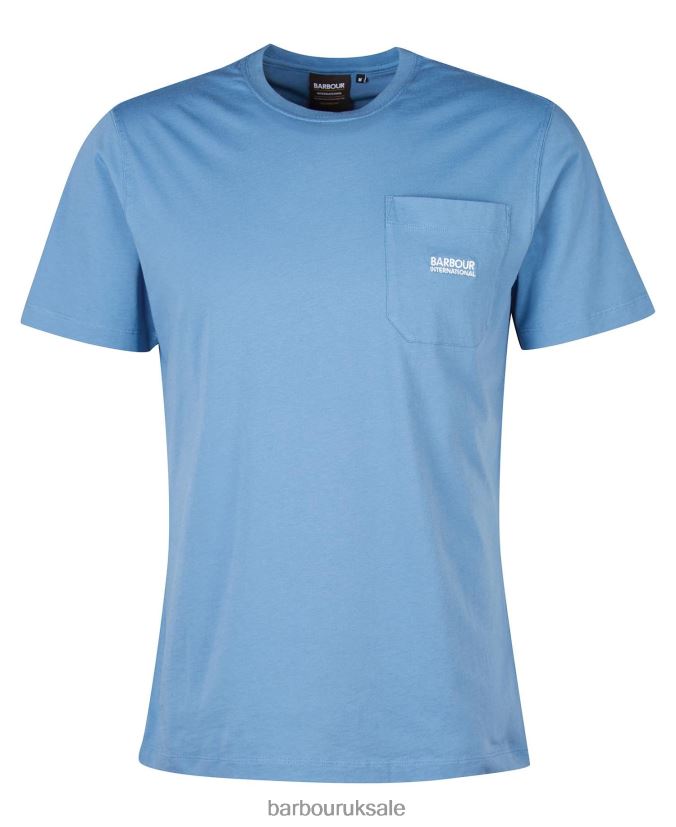 Radok Pocket T-Shirt Barbour Men R08LB6852 Clothing Forest
