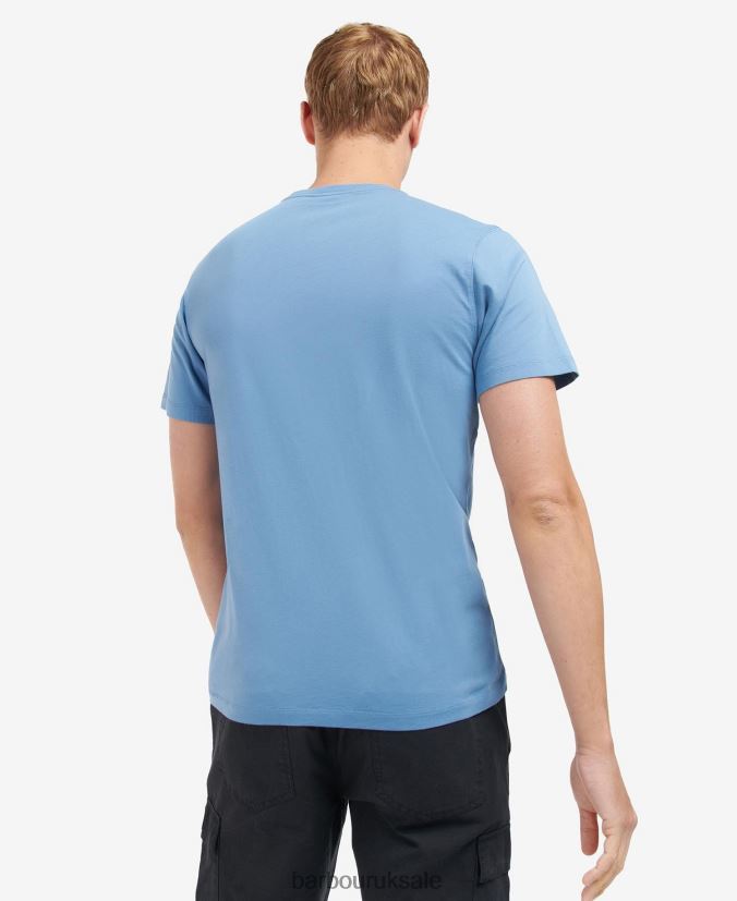 Radok Pocket T-Shirt Barbour Men R08LB6852 Clothing Forest