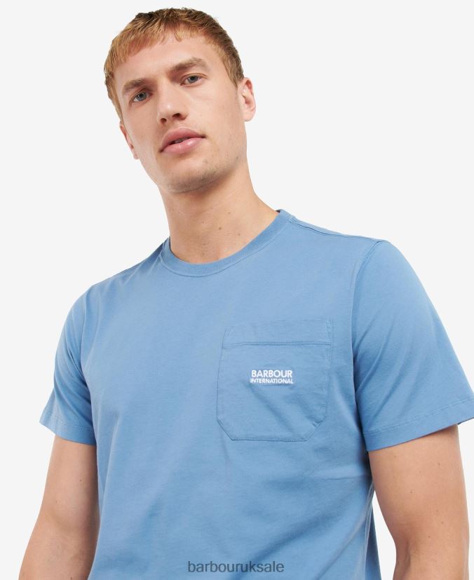 Radok Pocket T-Shirt Barbour Men R08LB6852 Clothing Forest