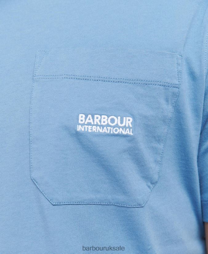 Radok Pocket T-Shirt Barbour Men R08LB6852 Clothing Forest