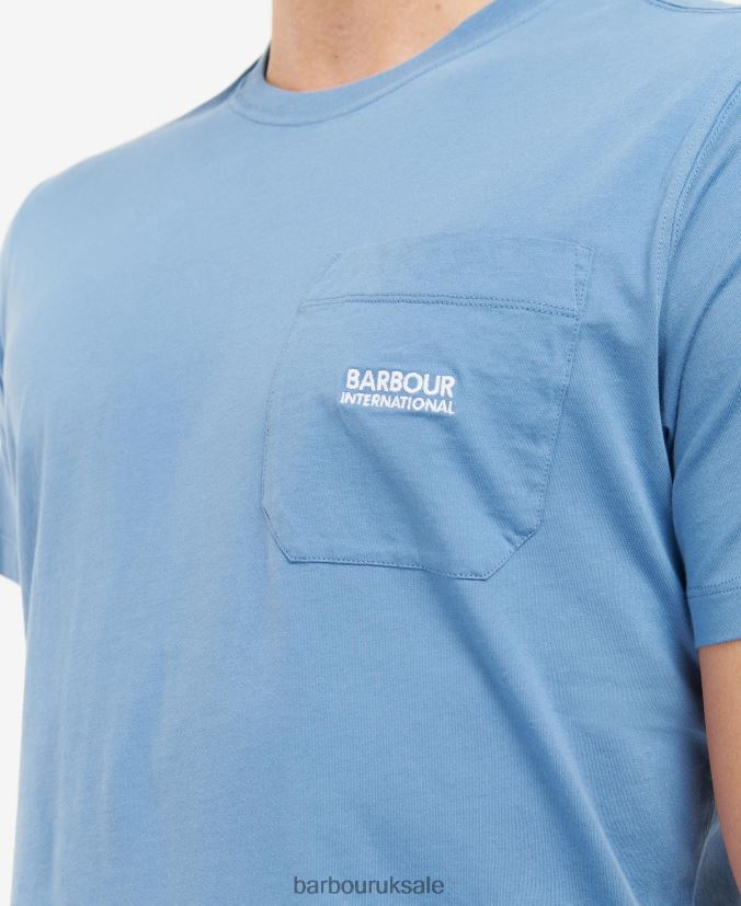 Radok Pocket T-Shirt Barbour Men R08LB6852 Clothing Forest