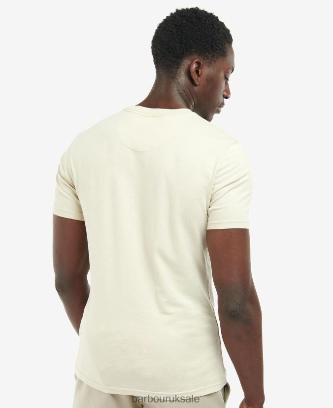 Small Logo T-Shirt Barbour Men R08LB6845 Clothing Kombu Green