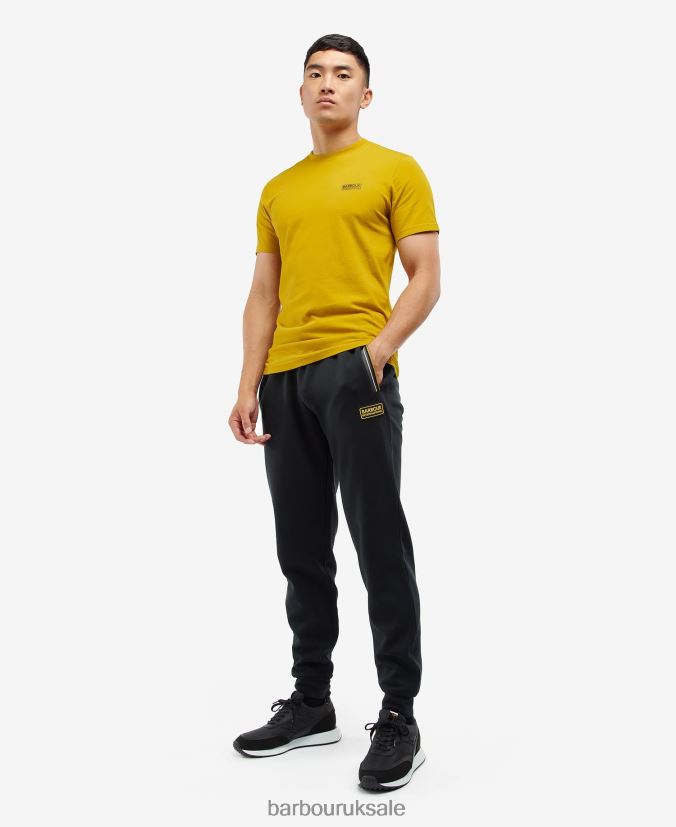 Small Logo T-Shirt Barbour Men R08LB6974 Clothing Mustard Bark