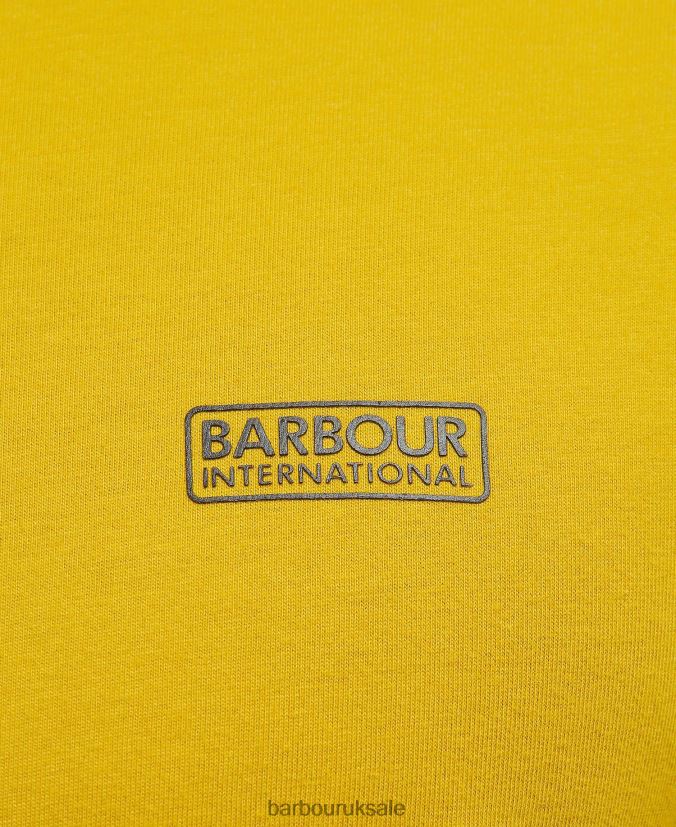 Small Logo T-Shirt Barbour Men R08LB6974 Clothing Mustard Bark