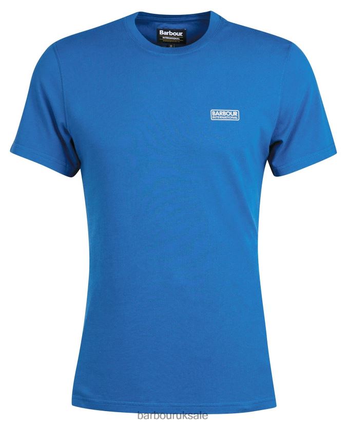 Small Logo T-Shirt Barbour Men R08LB6975 Clothing Kombu Green