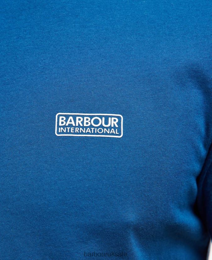 Small Logo T-Shirt Barbour Men R08LB6975 Clothing Kombu Green