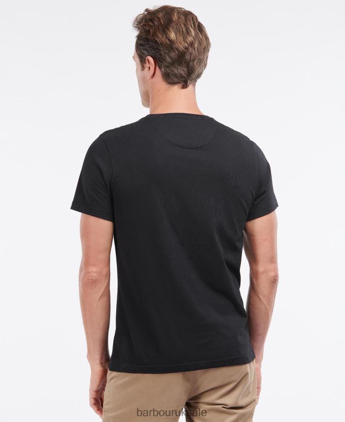 Sports T-Shirt Barbour Men R08LB6744 Clothing Loch Blue