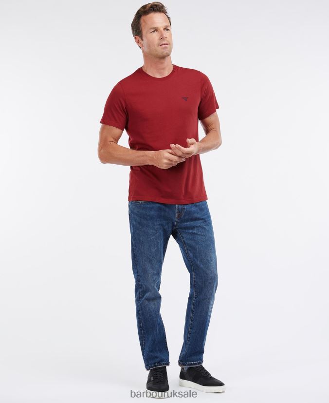 Sports T-Shirt Barbour Men R08LB6971 Clothing Loch Blue