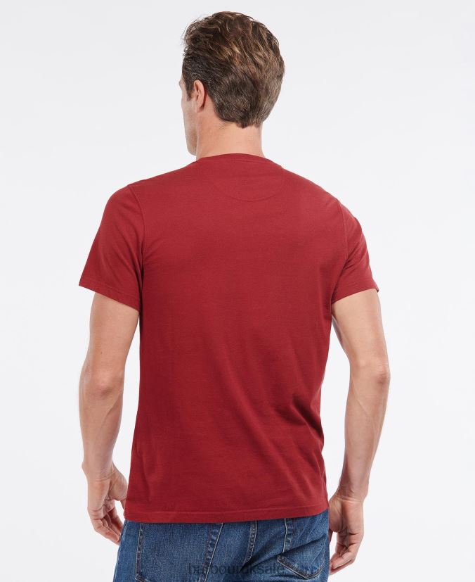 Sports T-Shirt Barbour Men R08LB6971 Clothing Loch Blue
