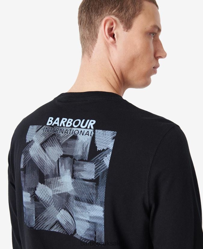 Storm T-Shirt Barbour Men R08LB6851 Clothing Classic Black