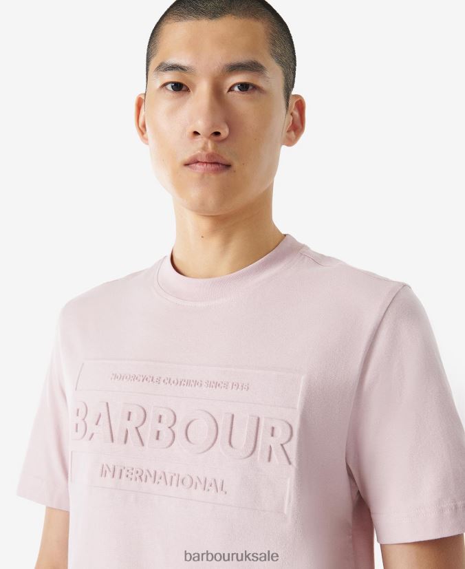 Tilt T-Shirt Barbour Men R08LB6825 Clothing Dusk Pink