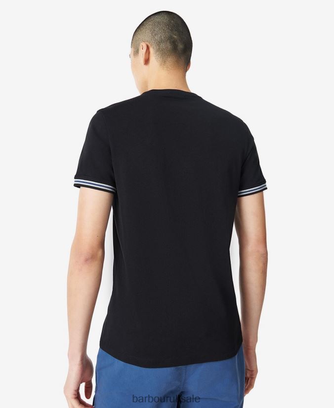 Torque Tipped T-Shirt Barbour Men R08LB6865 Clothing Whisper White