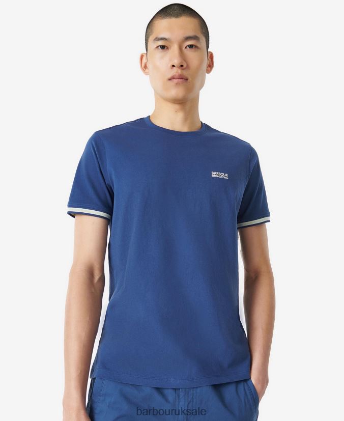 Torque Tipped T-Shirt Barbour Men R08LB6887 Clothing Whisper White