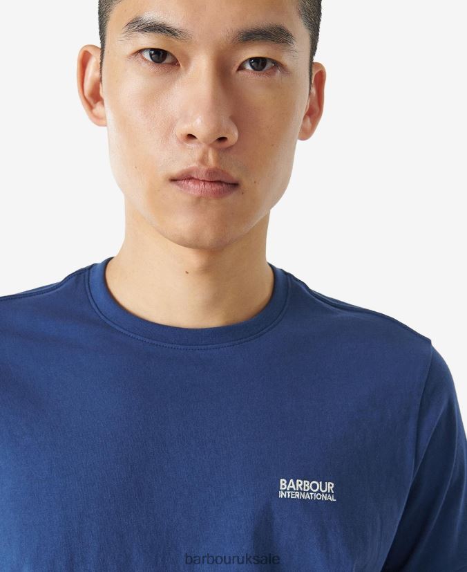 Torque Tipped T-Shirt Barbour Men R08LB6887 Clothing Whisper White