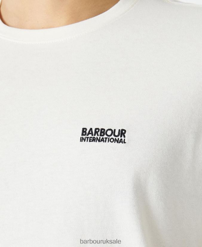 Torque Tipped T-Shirt Barbour Men R08LB6894 Clothing Whisper White