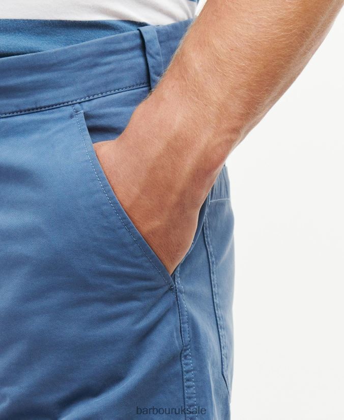 Argo Shorts Barbour Men R08LB61167 Clothing Blue Horizon