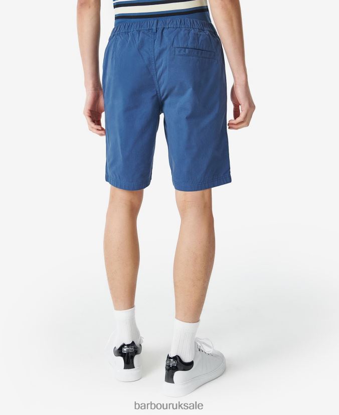 Cloud Shorts Barbour Men R08LB61147 Clothing Dark Denim