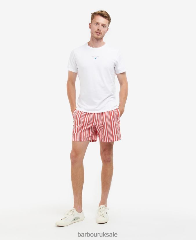 Deckham Swim Shorts Barbour Men R08LB61213 Clothing Classic Red