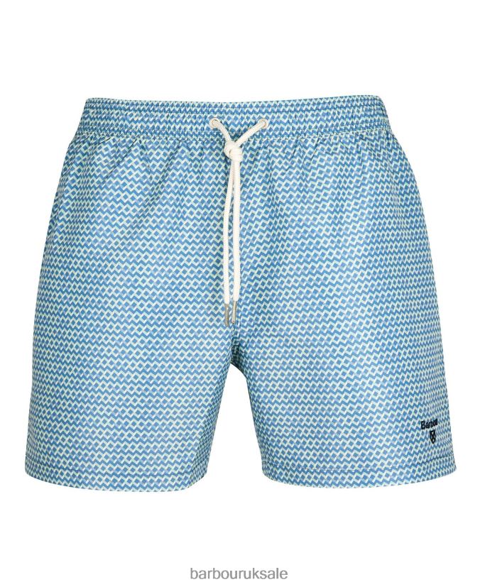 Diamond Geo Swim Shorts Barbour Men R08LB61187 Clothing Navy