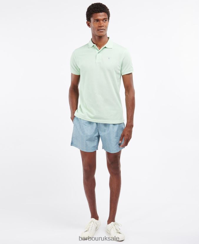 Diamond Geo Swim Shorts Barbour Men R08LB61187 Clothing Navy