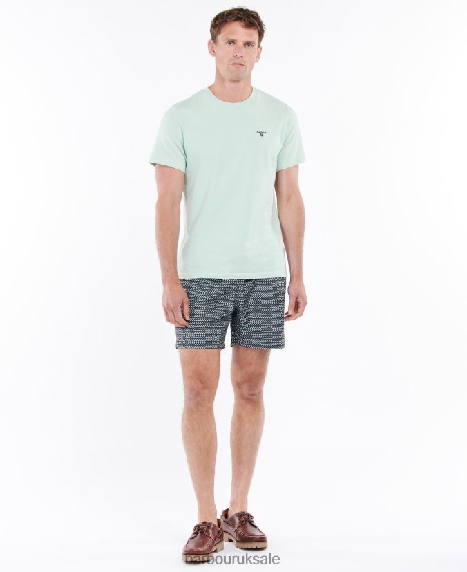 Diamond Geo Swim Shorts Barbour Men R08LB61201 Clothing Navy