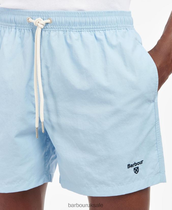Essential Logo 5'' Swim Shorts Barbour Men R08LB61168 Clothing Coral Sands