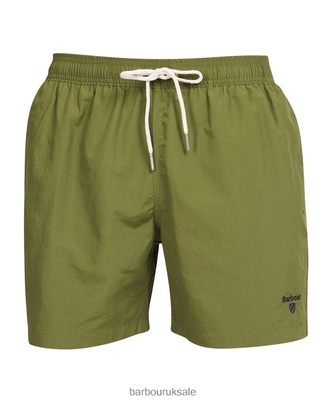 Essential Logo 5'' Swim Shorts Barbour Men R08LB61194 Clothing Olive