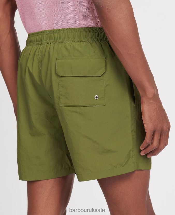 Essential Logo 5'' Swim Shorts Barbour Men R08LB61194 Clothing Olive