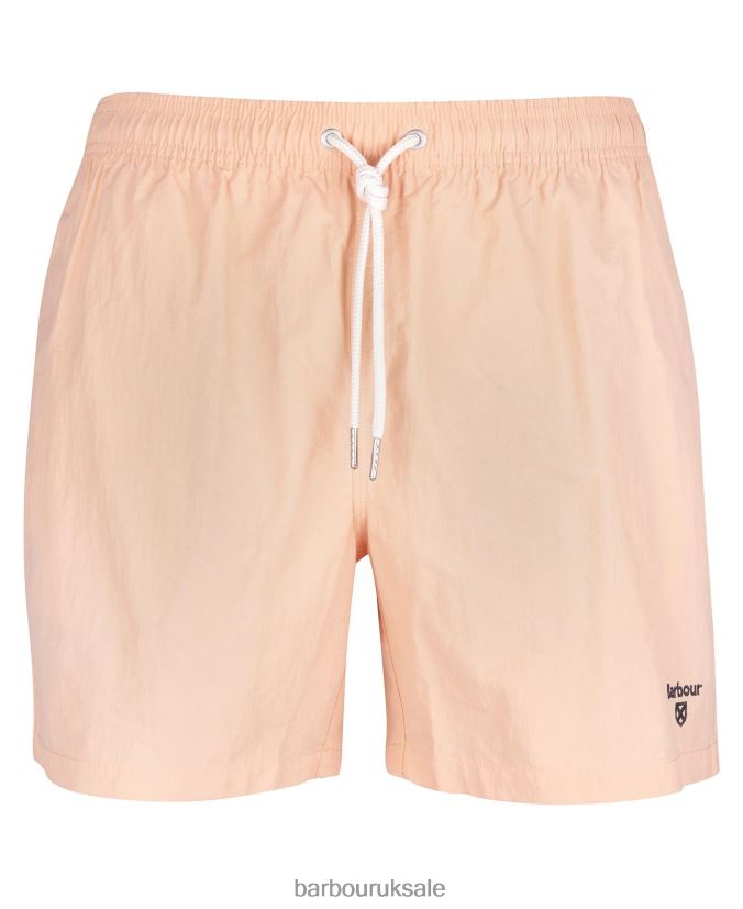 Essential Logo Swim Shorts Barbour Men R08LB61212 Clothing Coral Sands