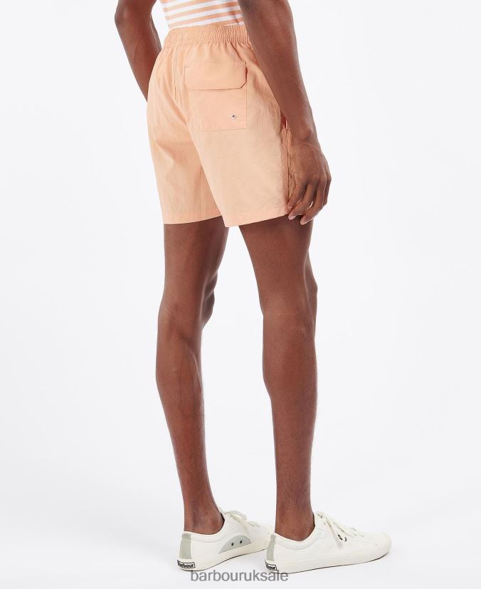 Essential Logo Swim Shorts Barbour Men R08LB61212 Clothing Coral Sands