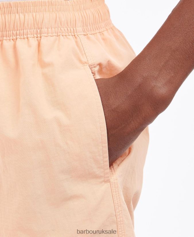 Essential Logo Swim Shorts Barbour Men R08LB61212 Clothing Coral Sands