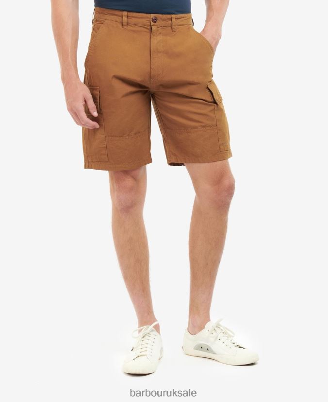 Essential Ripstop Cargo Shorts Barbour Men R08LB61151 Clothing Ivy Green