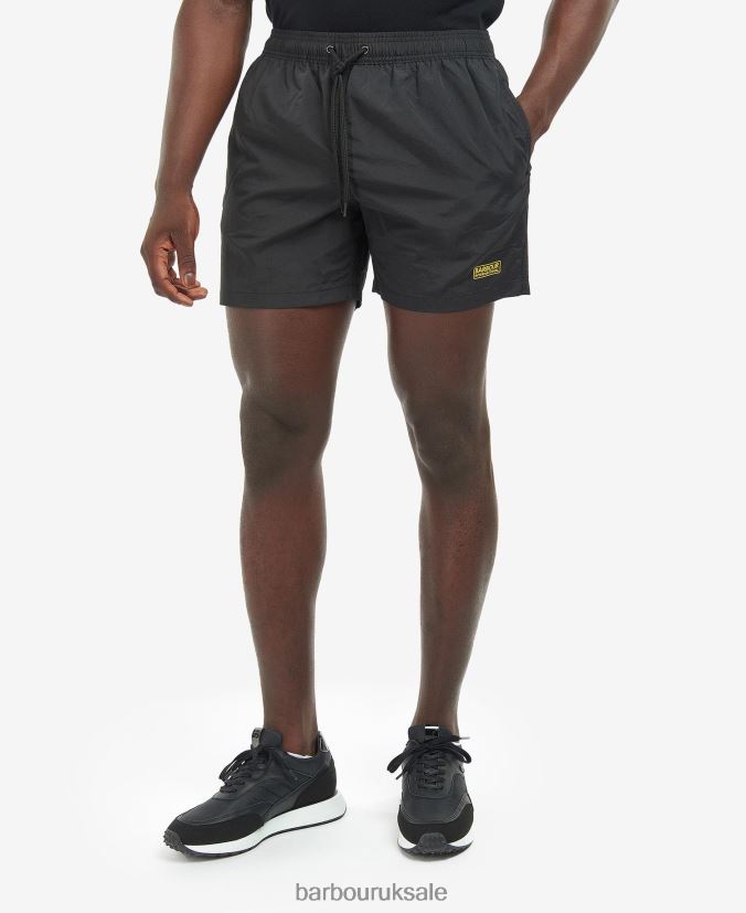 Essential Small Logo Swim Shorts Barbour Men R08LB61224 Clothing Marigold